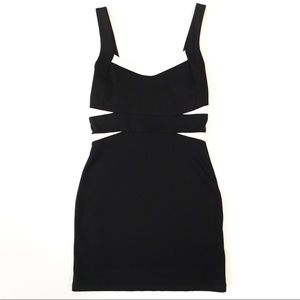 Forever 21 Black Cocktail Mini Dress